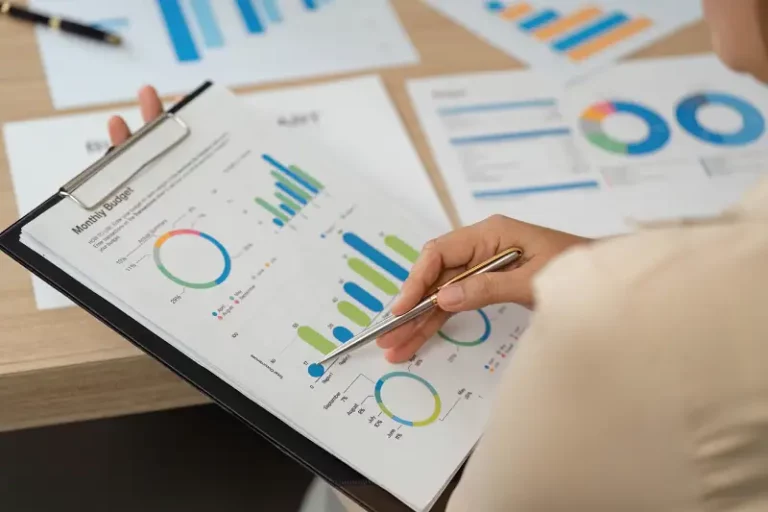 reviewing budget analysis