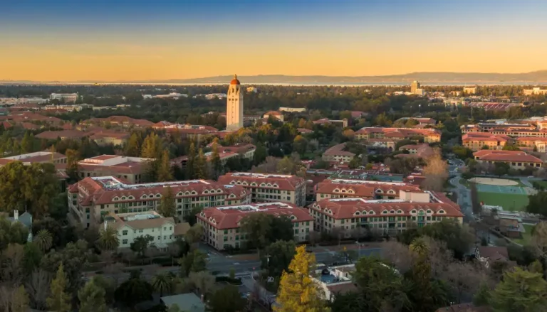 sky view of Palo Alto